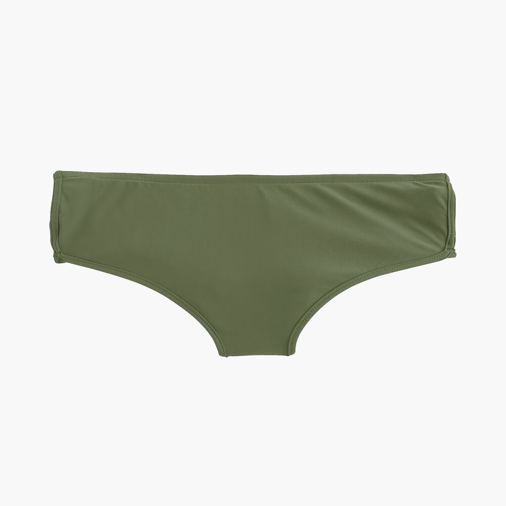 J.Crew Boy Short Bikini Bottom in Safari